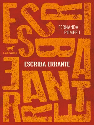 cover image of Escriba errante
